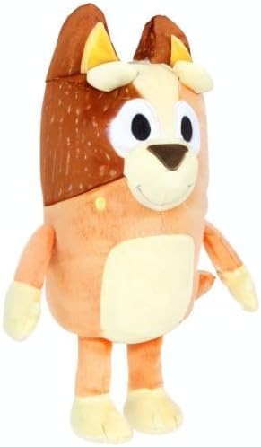 Bluey Sound Effects Talking Chilli Stuffed Plush, 14??Soft Musical Toys, Stuffed Animal with 9 Different Phrases, Singing Toys for Kids