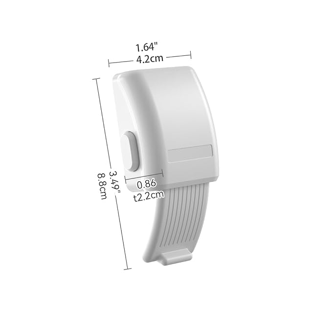 SAFELON 1 PC Baby Oven Lock, Childproof Oven Door Lock, Oven Safety Lock for Kids, Heat-Resistant, No Drilling (White)