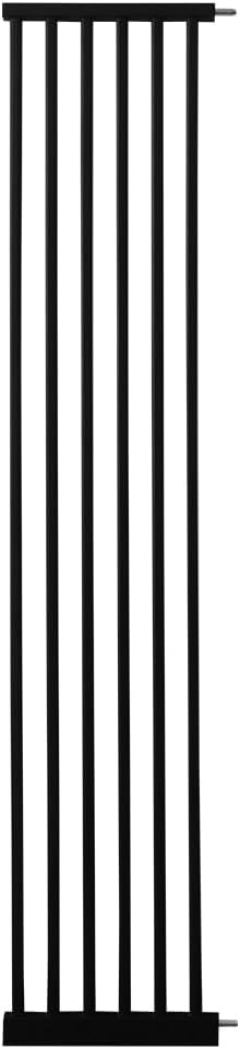 Lumizone Extra Tall Pet Gate 55.12" High Pressure Mounted 12.60" Wide Extension kit 1.37" Gap (Black, 55.12" H x 12.60" W, Extension)
