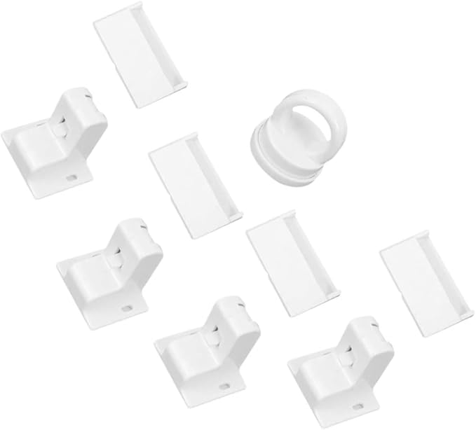 FAVOMOTO 5sets Cupboard Locks for Childproofing and Cabinets Multi-functional Magnetic Latches for Comprehensive