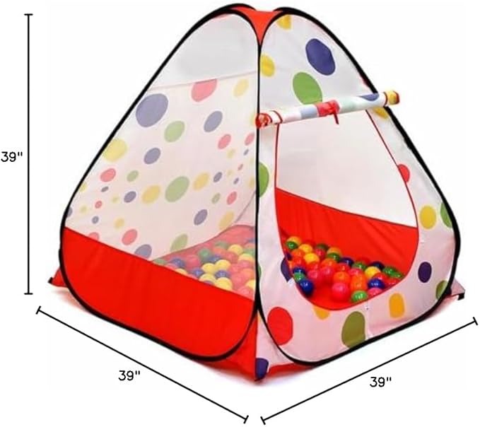 Kids Ball Pit Pop up Play Playhouse Tent, for Boys Girls Babies and ToKids Ball Pit, Playhouse Tent for Boys Girls Babies and Toddlers, Indoor Outdoor Toy Balls Not Includedddlers