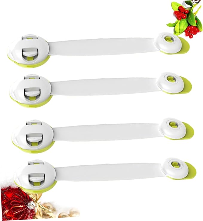 DECHOUS 8pcs Multipurpose Childproof Locks Easy Install Self-adhesive Locks for Cabinets Doors Refrigerators