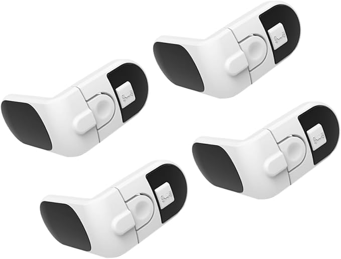 Abaodam 12pcs Boy Girl Safety Locks for Cupboards Fridge Locks Material Easy to Install Prevent Finger Trapping