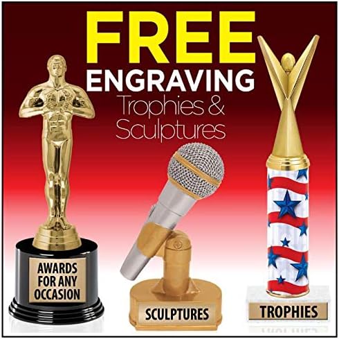 Crown Awards Nursing Trophy, 8" Gold Star Nursing Trophies with Deluxe Round Base Prime