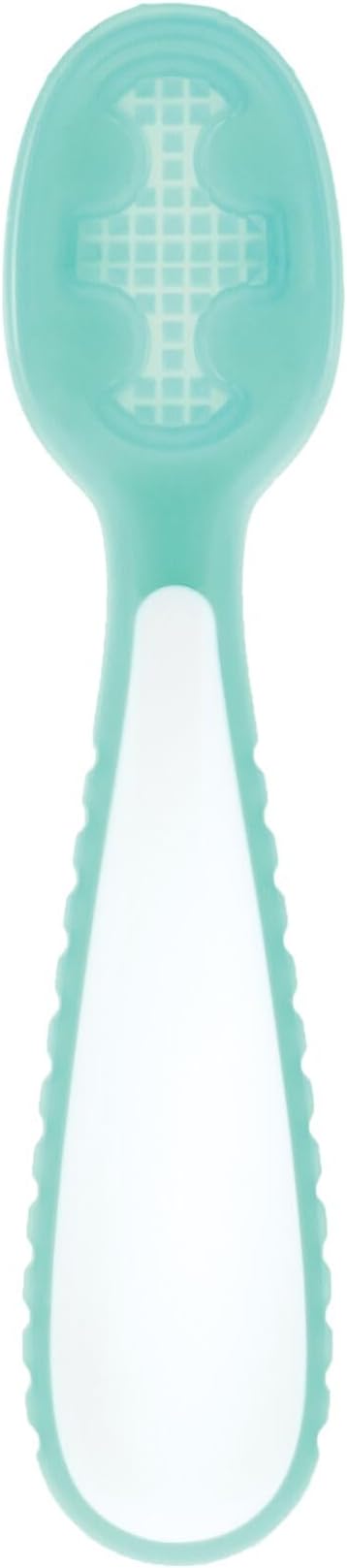 Nuby Baby's First Spoons Set - (3-Pack) Feeding Utensils for Babies - 6+ Months - Aqua/Yellow/Blue