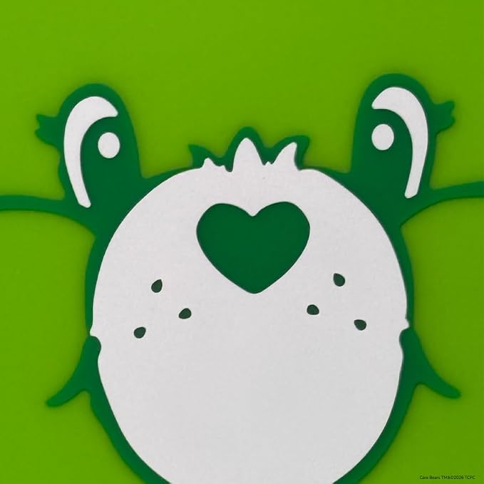Care Bears Good Luck Bear Silicone Suction Plate BPA-Free Food-Grade Silicone Baby Plate | Strong Suction for Babies & Toddlers | Dishwasher Safe | Baby-Led Weaning