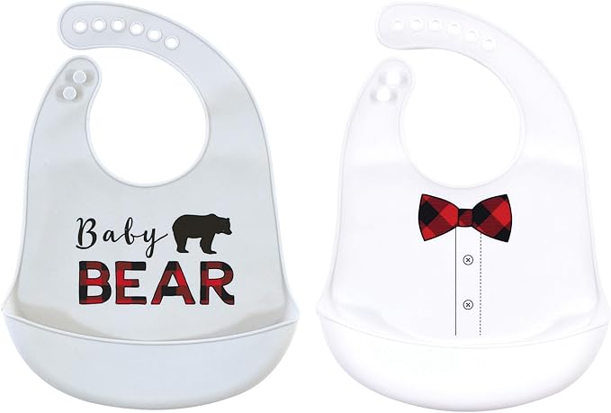 Little Treasure Unisex BabySilicone Bibs