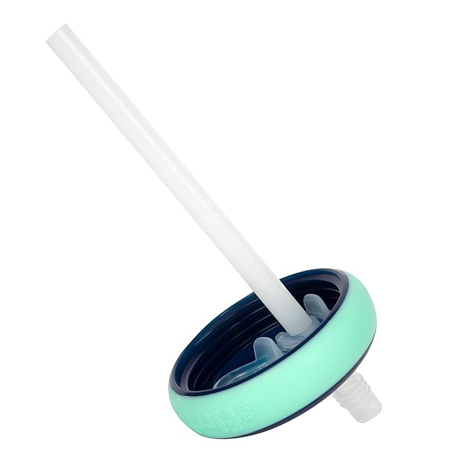 The First Years Insulated Straw Cup for Toddlers 2pk ??Wild and Free & Marbled ??Dark Blue, 9 ounces