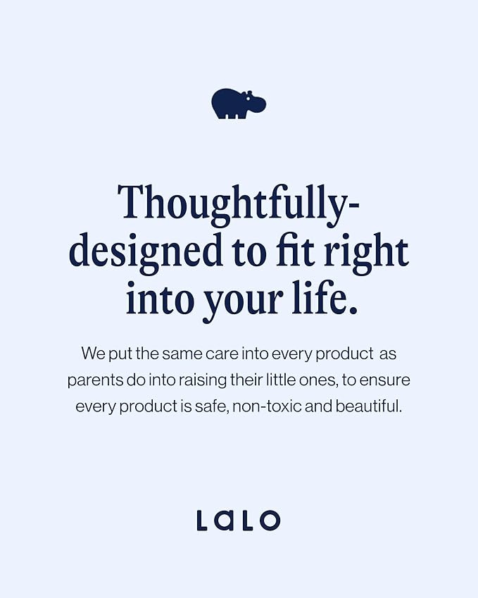 Lalo Utensils - Toddler Fork and Spoon Set - Stainless Steel and Silicone Ergonomic Toddler Utensils - Children Safe Flatware Set - 2 Pieces - Oatmeal