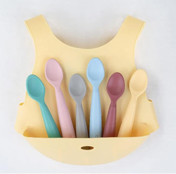 MinikOiOi Scooper 100% Silicone Spoon 6 m+ (Pink)