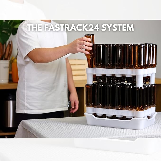 FASTFERMENT - frb1 FastFerment FRBB-24 Bottle Drying Rack, FastRack24, White