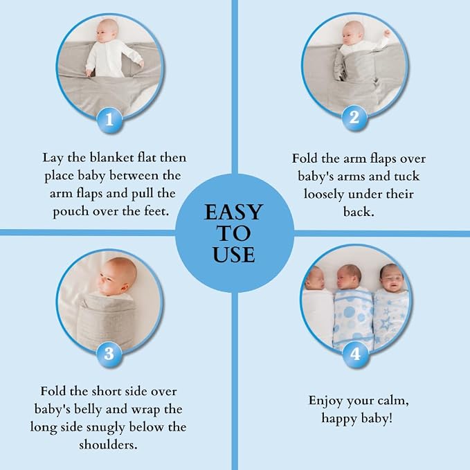 Miracle Blanket Swaddle Wrap – Help Your Newborn Sleep Longer – Soft & Secure Sleep Sack for Infants – Easy-to-Use Swaddling Blanket for a Calm Baby (Coral Lattice)