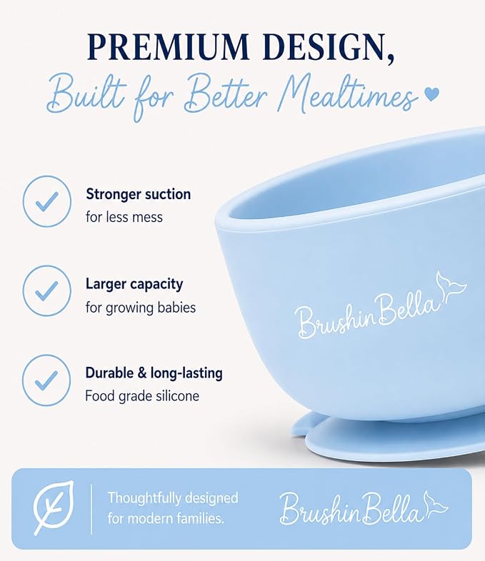 Baby Feeding Supplies - Complete Baby Feeding Set with Baby Plate, Baby Spoons First Stage, Silicone Bib and Snack Cup - Infant Eating Utensils and Baby Bowl with Suction
