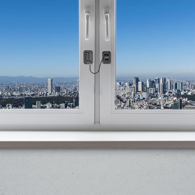 Window Safety Lock with Password Combination 2 Sets Child Proof Locks for Refrigerator Freezer Cabinet Baby Safety Lock for Home Security and Appliance Protection