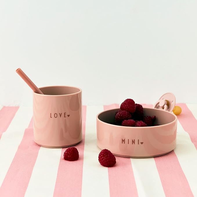 Design Letters Mini favourite Tritan sippy cup for kids (Nude) | Feeding cups for toddler | Perfect Sippy cups for 1+ year old | BPA-free , BPS-free, drop-safe & dishwasher safe