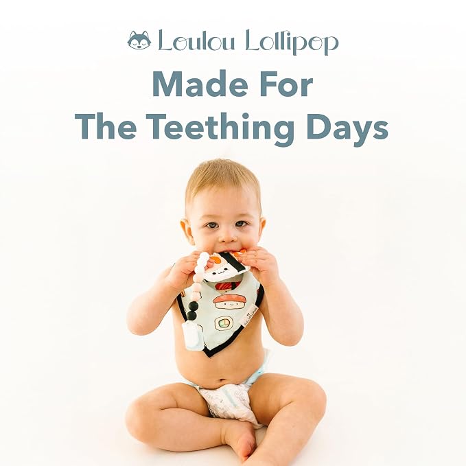 Loulou Lollipop Silicone Teether for Babies 4 Months and Up, Textured Teething Toy for Sore Gums, BPA-Free Food-Grade Silicone, Easy to Hold, Dishwasher & Freezer Safe, Yellow Taxi