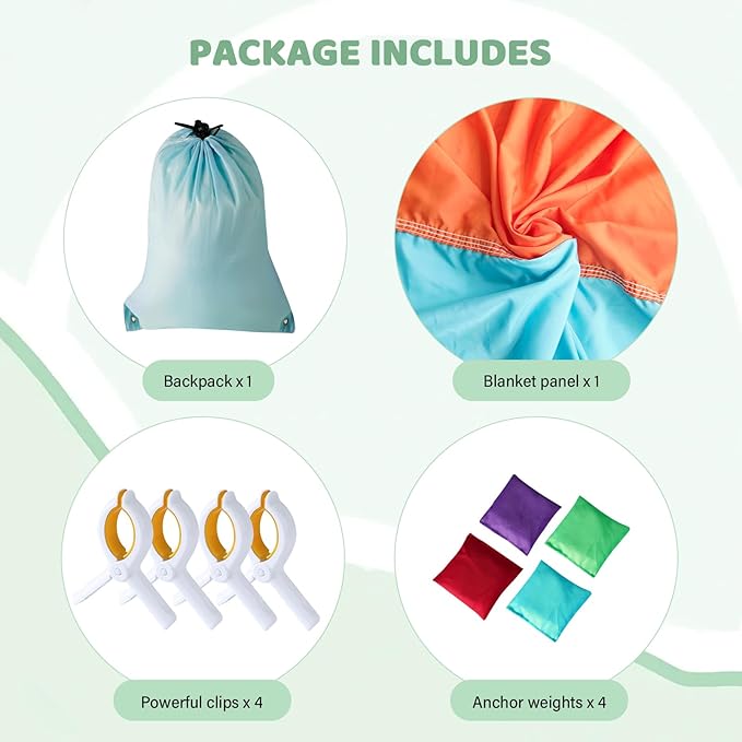 Blanket Fort Building Kit for Kids, Portable Playhouse Play Tent Fort with CPC Certification, Indoor/Outdoor Air Tent Fort for Kids Age 4-8 8-12