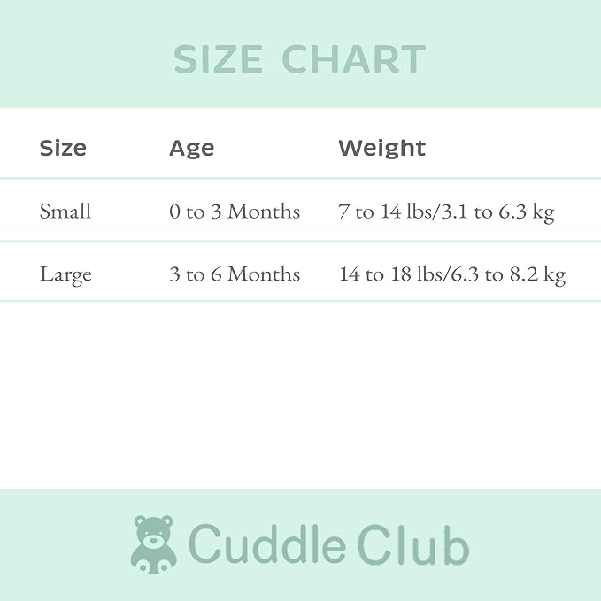 Cuddle Club Swaddles for Newborns - Baby Swaddle Blanket for Boys & Girls - Adjustable Hook-and-Loop Cotton Wrap for Newborn 0-3 & 3-6 Months with hat