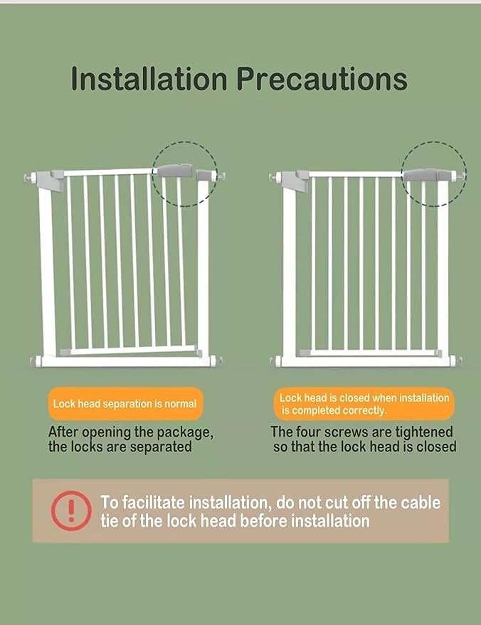 (85-100 in Width) Extra Long Baby Gate Extra Wide, Large Dog Gate Indoor, Child Proof Gate, Kiddie Gates, Baby Gate for Doorways. White, Dog Gates for The House. Extra Tall Pet Gate.