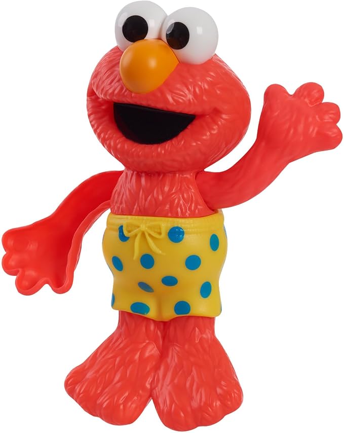 Sesame Street Swim and Splash 7-inch Elmo Wind Up Bath and Pool Toy, Kids Toys for Ages 2 Up by Just Play