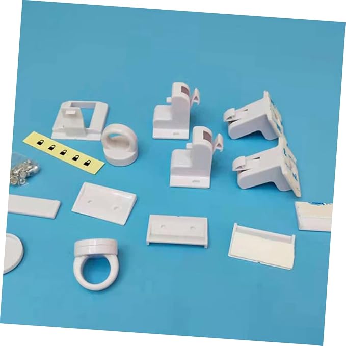 FAVOMOTO 4sets Multi-functional Invisible and Cabinet Latches for Childproofing Furniture Easy Installation for Home Safety