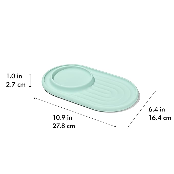 OXO Tot Textured Suction Plate ??Blossom, Baby Feeding Essentials