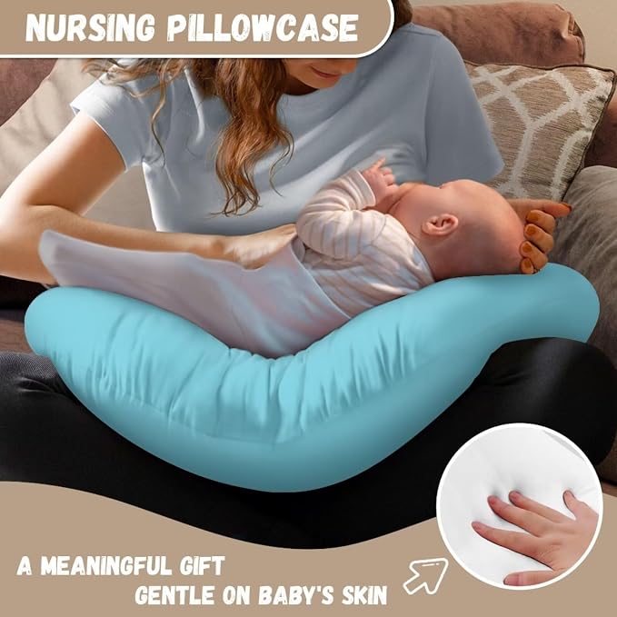 Otter Tree Nursing Pillow Cover, Ultra Soft Comfortable Breastfeeding Pillow Slipcover Fits for Nursing Pillow for Baby Boys and Girls