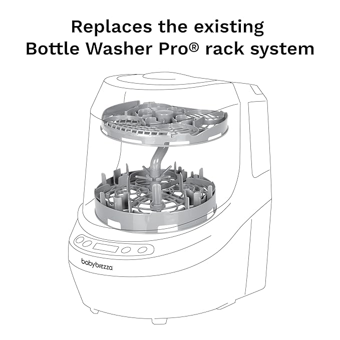 Baby Brezza Bottle Washer Pro Breast Pump Parts Replacement Rack – Fits All Breast Pump Parts Including Wearables