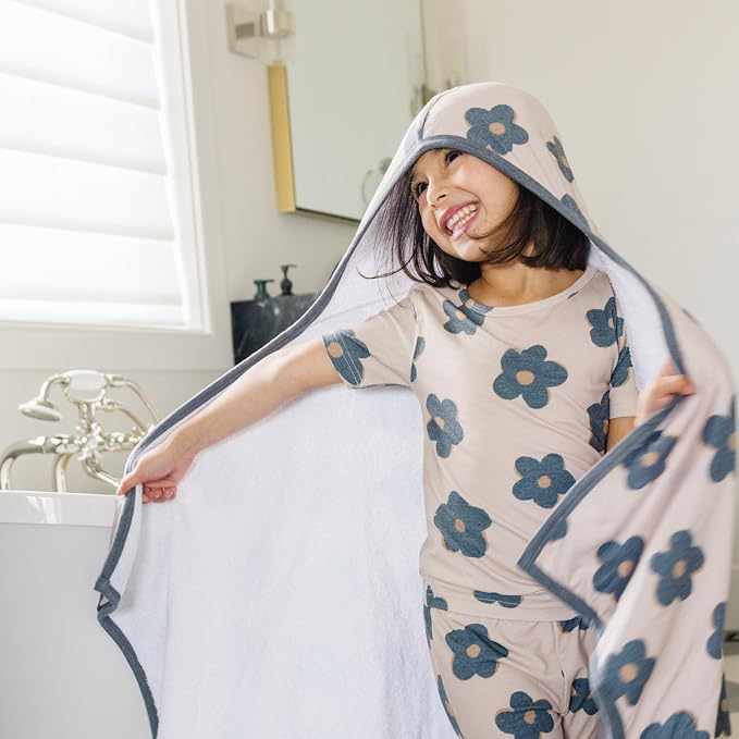 Copper Pearl Premium Big Kid Hooded Towel Gemma in Tan