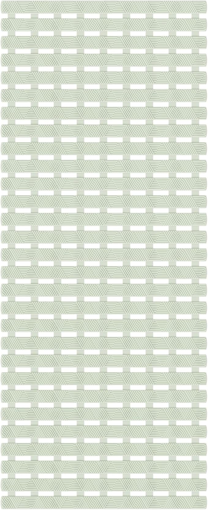 Bathtub Mat Non Slip - for Inside Bath Tub & Shower, Large 40x16 Inch, 261 Strong Suction Cups, Soft Textured Surface, Fast Drain & Quick Dry, Bathroom Safety Mat, Sage Green, Matace
