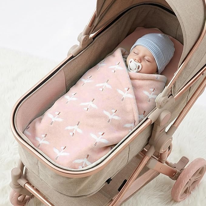Receiving Baby Blanket,100% Luxury Cotton Knit Baby Blanket,Lightweight Cozy Neutral Swaddling Blanket for Newborns,Boys & Girls,Infant and Toddler