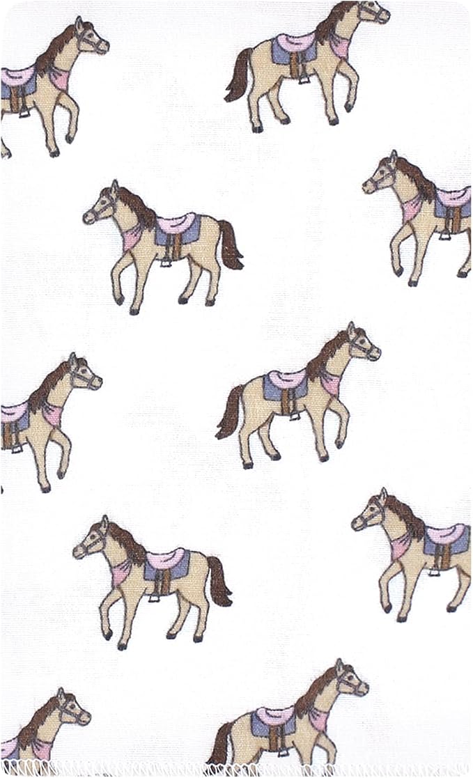 Luvable Friends Hudson Baby Flannel Burp Cloths 10pk, Western Cowgirl
