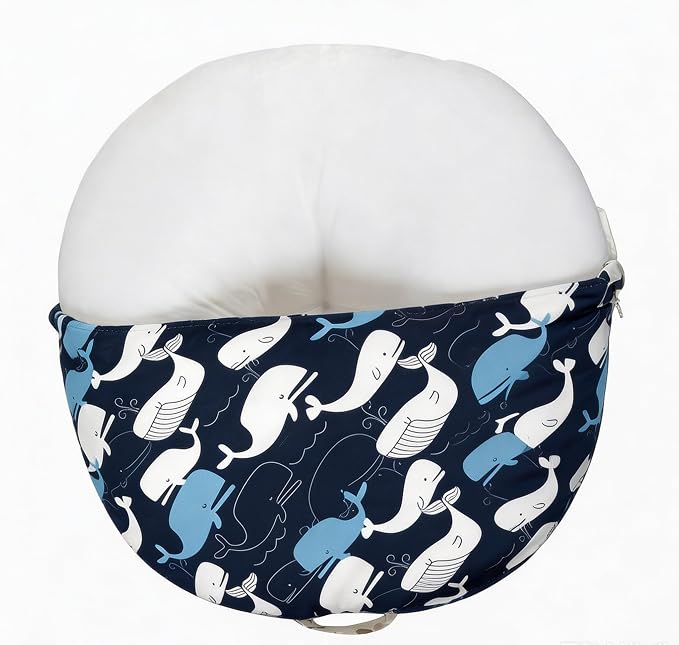 Ultra Soft Nursing Pillow Cover, Removable Breathable Cotton Slipcover for Breastfeeding & Maternity Support, Multifunctional Feeding Cushion Cover for Mom and Baby (DD)