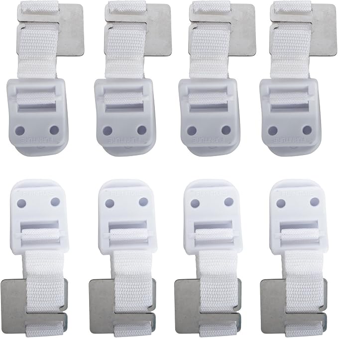 Safety 1st Furniture Wall Straps, 8 Count