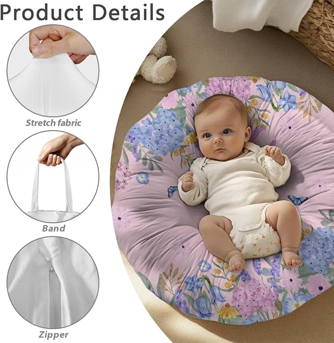 Pink Axolotl Breastfeeding Pillow Cover Nursing Pillow Cover Pillow Slipcover Detachable Nursing Pillow Protective Cas Baby Feeding Supplies Soft and Cozy Cover