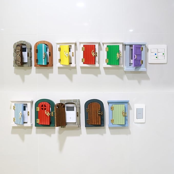 Wooden Interior Outlet Switch Covers - A Premium Accessory That Protects Children and Creates a Fairy-Tale Atmosphere (No.10)