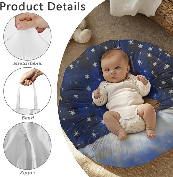 Cute Snowman Nursing Pillow Cover Case Plush Breathable Breastfeeding Pillow Slipcover Fits Nursing Pillow Super Soft Snug Positioners for Baby Boy Baby Girl Nursing Covers