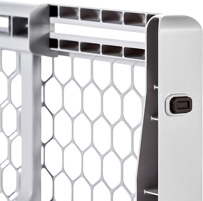 Regalo Safety 28"-42" Extra Wide Expandable Baby Gate for Doorways & Bottom of Stairs, Pressure Mounted Safety Gate for Babies, Toddlers & Pets, Tested & Safe for 30 Years, American Designed and Owned