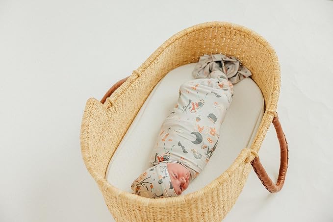 Copper Pearl Large Premium Knit Baby Swaddle Receiving Blanket 'Nightmare Before Christmas'