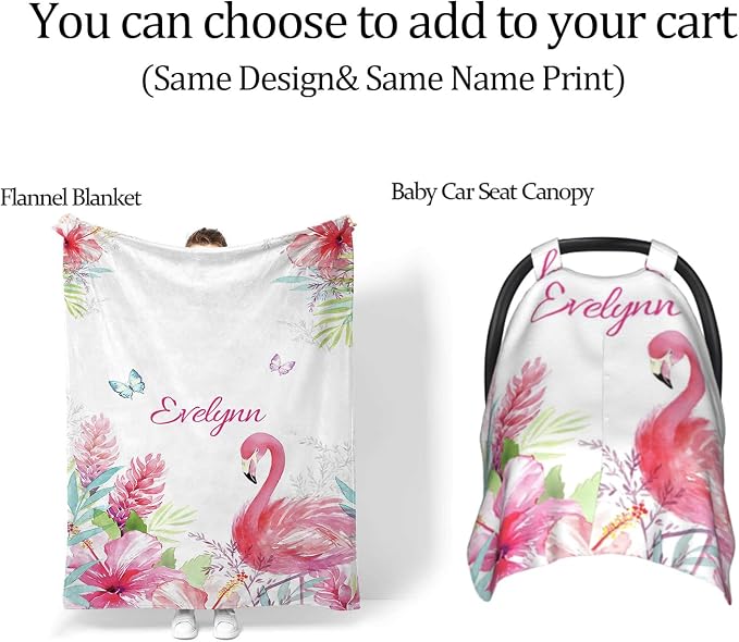 Custom Diaper Bag Personalized Flamingo Casual Nursing Mommy Daypack with Insulated Pocket Customized Cute Diaper Bag Backpack with Name or Holiday Travel