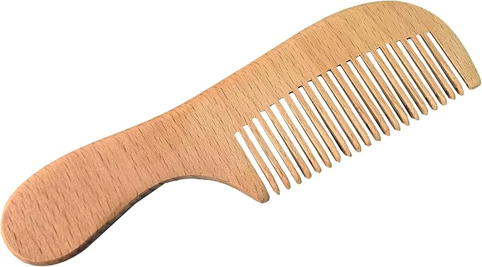 3 Piece Baby Hair Brush and Comb Set for Newborn & Toddlers- Natural Wooden Hairbrush with Soft Goat Bristles for Cradle Cap - Perfect Scalp Grooming Product for Infant, Toddler, Kids, Baby