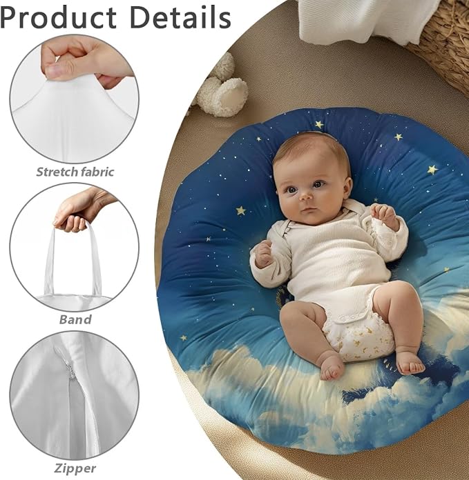 Cute Panda Nursing Pillow Cover Case Plush Breathable Breastfeeding Pillow Slipcover Fits Nursing Pillow Super Soft Snug Positioners for Baby Boy Baby Girl Feeding Cushion Cover