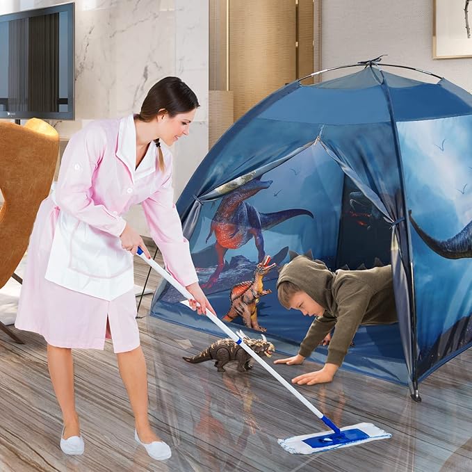 Dinosaur Tent for Kids with Real Dinosaur Theme Kids Play Tent Indoor and Outdoor Tent for Kids Dinosaur Toys for Boys & Girls to Have Fun