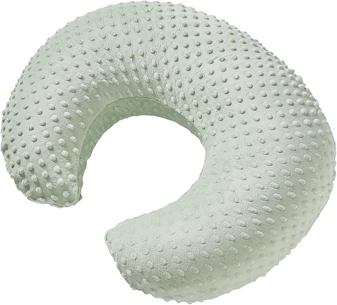 Nursing Pillow for Breastfeeding and Bottle Feeding More Support for Mom and Baby,Soft Newborn Nursing Baby Pillowï¼?Machine Washable (Bay Green)