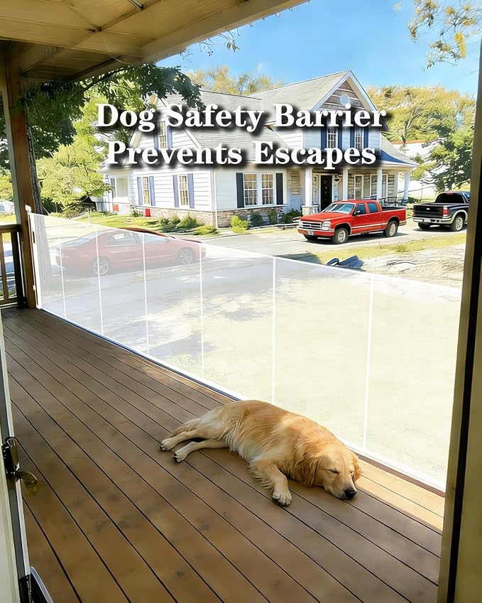 280'' Extra Wide Retractable Baby Gates for Large Opening, 52" Tall Retractable Dog Pet Gate with Support Rods, Long Mesh Screen Child Safety Gate for Garage Doorways Deck Stairs Yard Outdoor Indoor