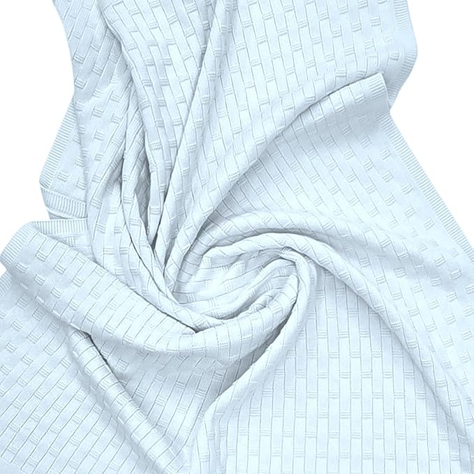 The Lattice Blanket - 100% Organic Cotton Baby Blanket, American Made, 30x40in - Bassinet, Crib, Stroller - Gift Registry Baby Shower for Newborns and Kids (Sage)