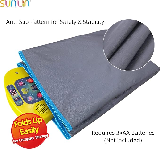 SUNLIN Dance Mat, Gifts Toys for Girls 3 4 5 6 7 8 Years Old, Frozen Theme Toys, Dance Pad with 7 Game Modes, 5 Challenge Levels, 9 Built-in Music, Birthday Gifts for Kids Ages 3-12
