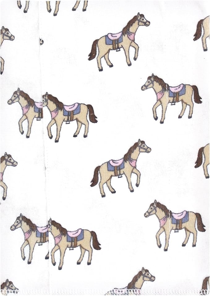Luvable Friends Hudson Baby Flannel Burp Cloths 7pk, Western Cowgirl