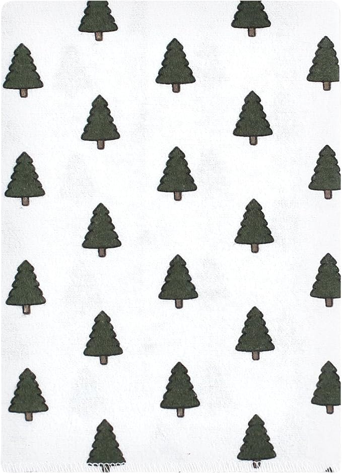 Hudson Baby Unisex Baby Cotton Flannel Burp Cloths Bundle, Wild Forest, One Size