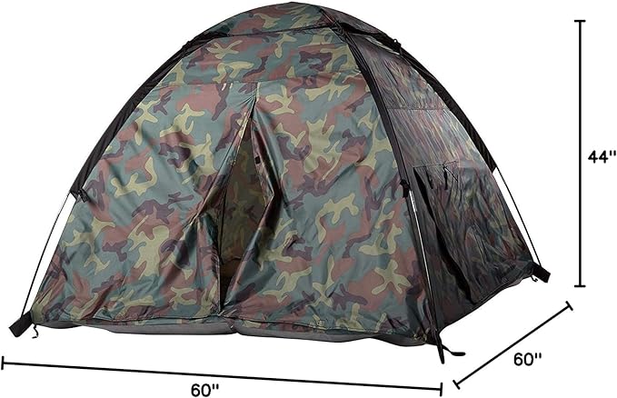 NARMAY® Play Tent Camouflage Dome Tent for Kids Indoor/Outdoor Fun - 60 x 60 x 44 inch